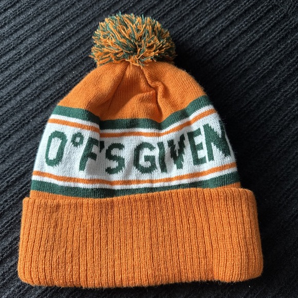 Jagermeister Embroidered Beanie Cap Orange Logo, One Size, Winter Hat 0 Fs Given - Picture 3 of 6